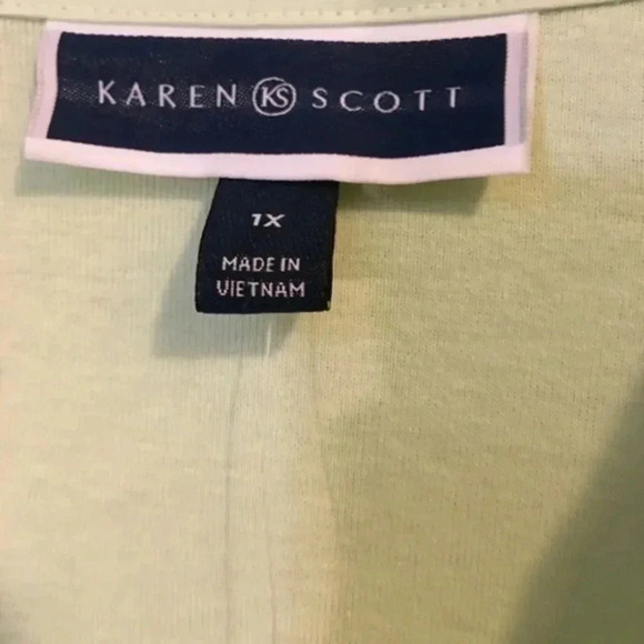 Karen Scott  ladies blouse 1X - Picture 6 of 16
